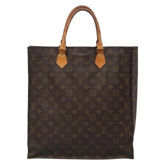LOUIS VUITTON Monogram Sac Plat Hand Bag M51140 LV Auth 133894 - Picture 3 of 16